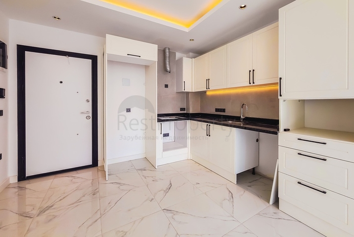 Современная квартира 1+1 в развитом жилом комплексе Аланьи