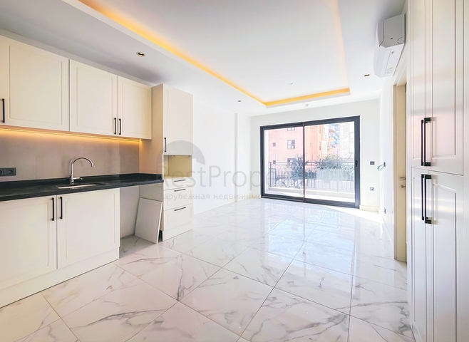 Современная квартира 1+1 в развитом жилом комплексе Аланьи