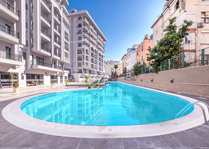 Современная квартира 1+1 в развитом жилом комплексе Аланьи