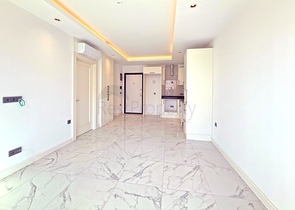 Современная квартира 1+1 в развитом жилом комплексе Аланьи