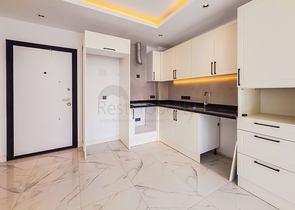 Современная квартира 1+1 в развитом жилом комплексе Аланьи