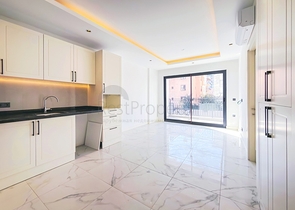 Современная квартира 1+1 в развитом жилом комплексе Аланьи