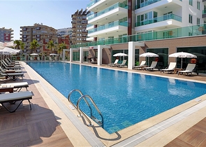 Уютная квартира 2+1 в современном жилом комплексе Тосмура