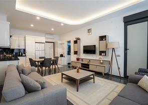 Уютная квартира 1+1 в современном жилом комплексе района Оба