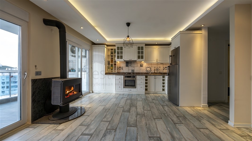 Стильный пентхаус 3+1 с развитой инфраструктурой в районе Джикджилли