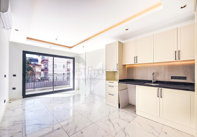 Современная квартира 1+1 в новом жилом комплексе района Клеопатра