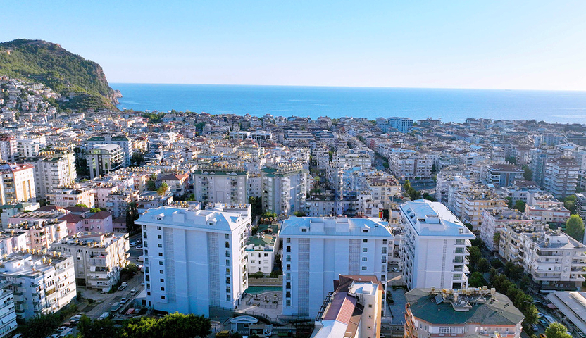 Современная квартира 1+1 в новом жилом комплексе района Клеопатра