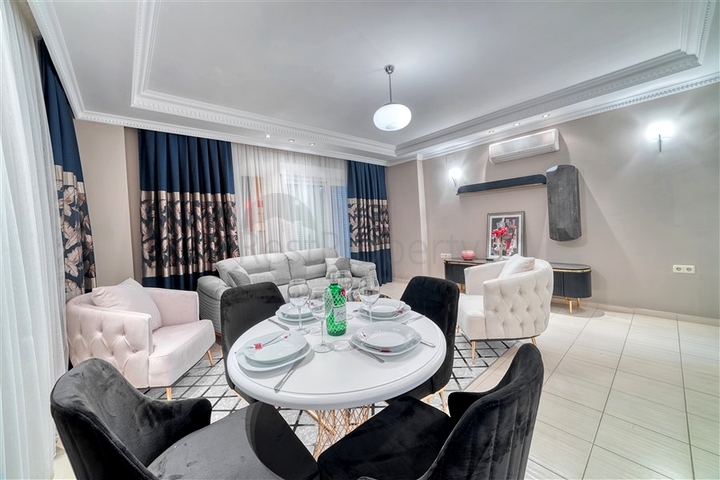 Уютная меблированная квартира 2+1 в районе Оба