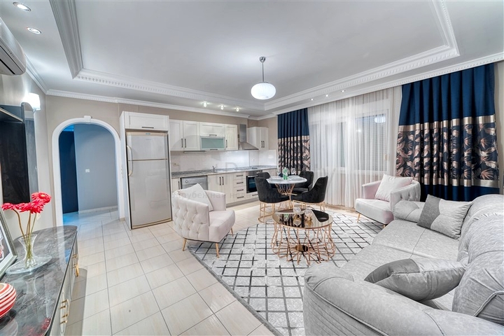 Уютная меблированная квартира 2+1 в районе Оба