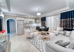 Уютная меблированная квартира 2+1 в районе Оба