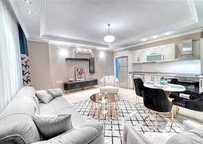 Уютная меблированная квартира 2+1 в районе Оба