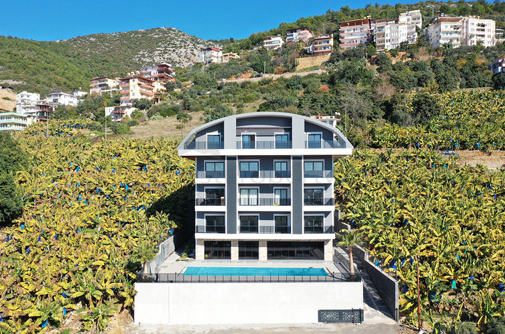 Современная квартира 2+1 в районе Клеопатра, Алания