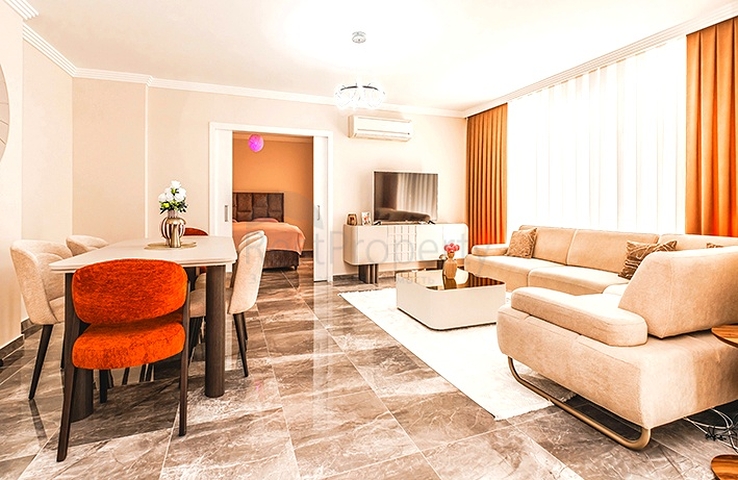 Уютная меблированная квартира 2+1 в развитом жилом комплексе