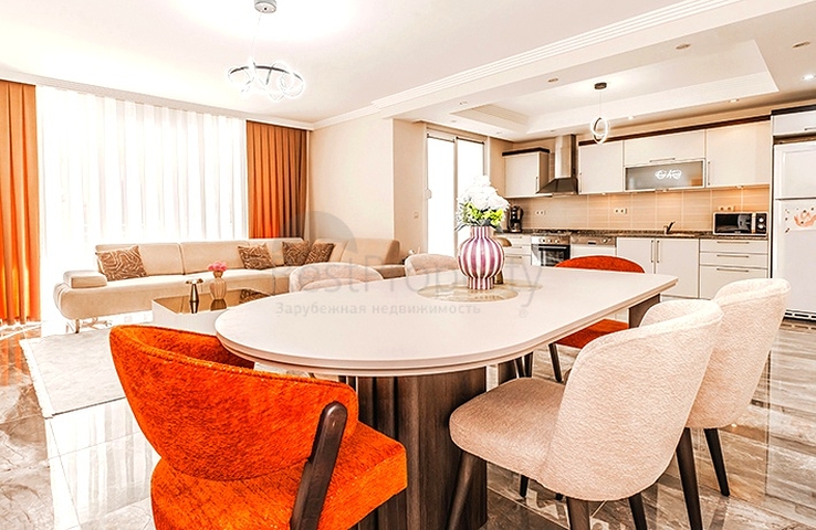 Уютная меблированная квартира 2+1 в развитом жилом комплексе