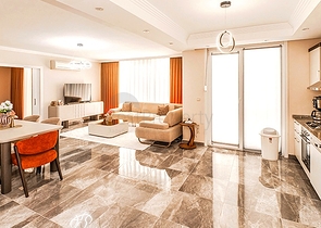 Уютная меблированная квартира 2+1 в развитом жилом комплексе