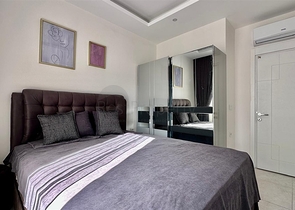 Уютная квартира 1+1 в современном доме в Махмутларе