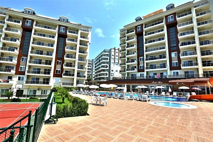 Уютная меблированная квартира в развитом жилом комплексе Авсаллара