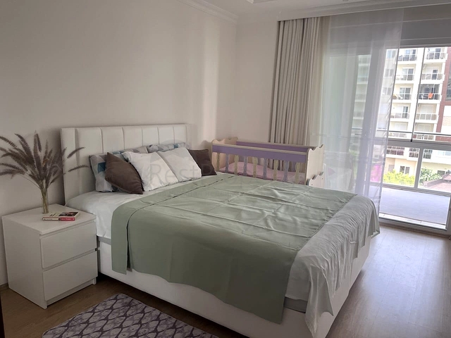 Уютная меблированная квартира в развитом жилом комплексе Авсаллара