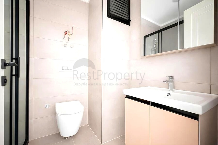 Современная квартира 1+1 в развитом районе Алании