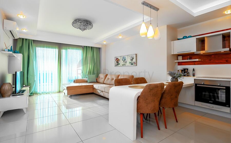 Уютная меблированная квартира 1+1 в развитом жилом комплексе