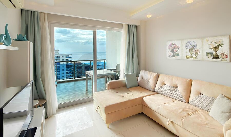 Уютная меблированная квартира 1+1 в развитом жилом комплексе