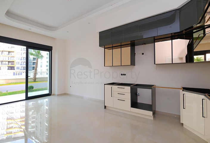 Современная квартира 1+1 с садовым этажом в комплексе с богатой инфраструктурой