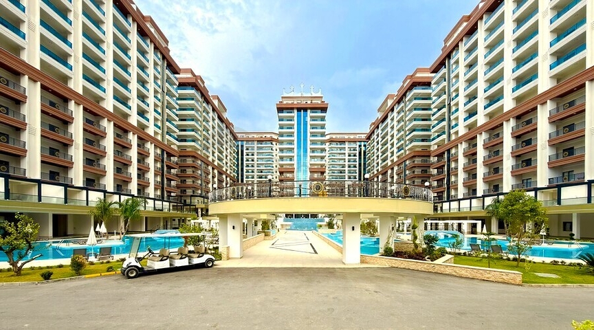 Современная квартира 1+1 с садовым этажом в комплексе с богатой инфраструктурой