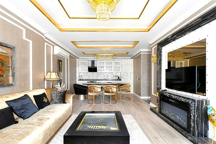 Современная меблированная квартира 2+1 в центре Алании