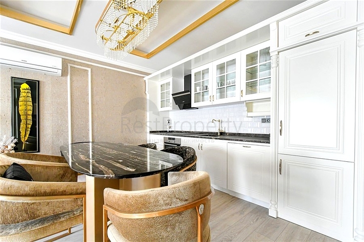 Современная меблированная квартира 2+1 в центре Алании