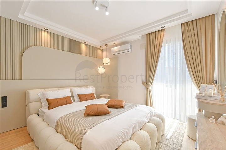 Стильная квартира 2+1 с продуманной планировкой в районе Тосмур