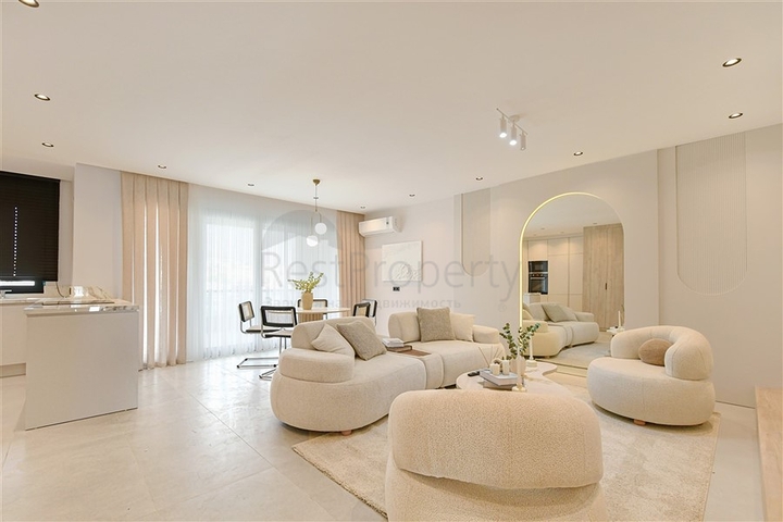 Стильная квартира 2+1 с продуманной планировкой в районе Тосмур