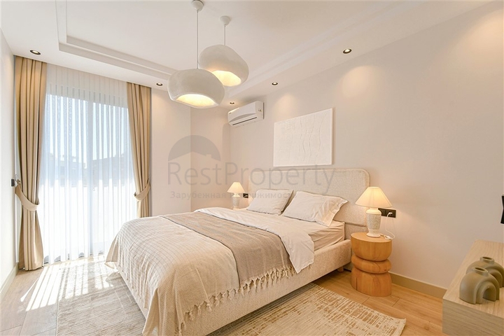 Стильная квартира 2+1 с продуманной планировкой в районе Тосмур