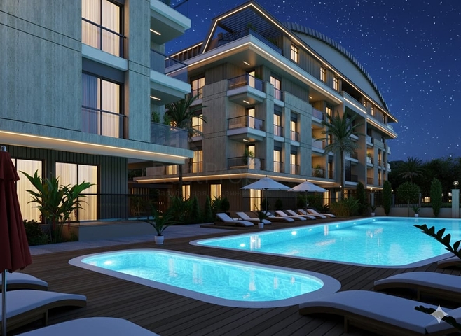 Предлагаются квартиры в комплексе планировки 1+1 ,2+1 и 3+1 дуплексы в районе Коньяалты - Анталия