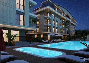 Предлагаются квартиры в комплексе планировки 1+1 ,2+1 и 3+1 дуплексы в районе Коньяалты - Анталия