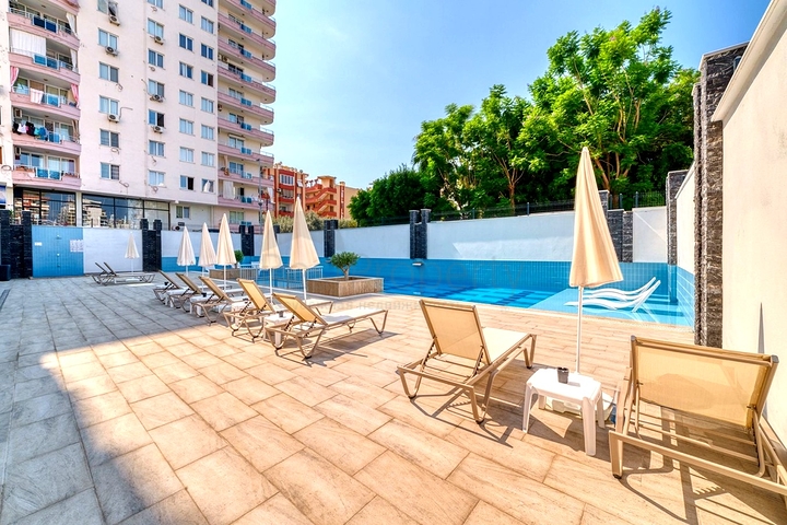 Квартира 1+1 с инфраструктурой комплекса в районе Махмутлар