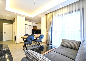 Квартира 1+1 с инфраструктурой комплекса в районе Махмутлар