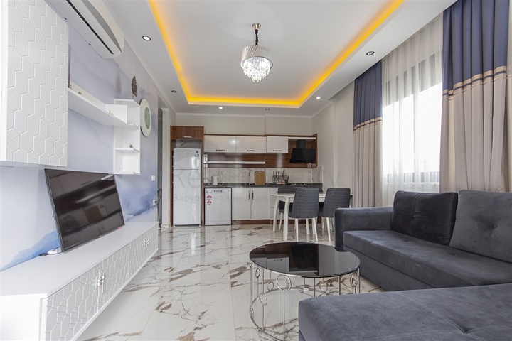 Квартира 1+1 с инфраструктурой комплекса в районе Махмутлар