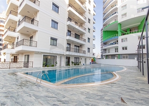 Квартира 1+1 с инфраструктурой комплекса в районе Махмутлар