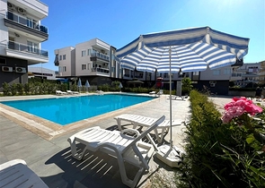 Квартира 1+1 с мебелью и инфраструктурой в районе Конаклы