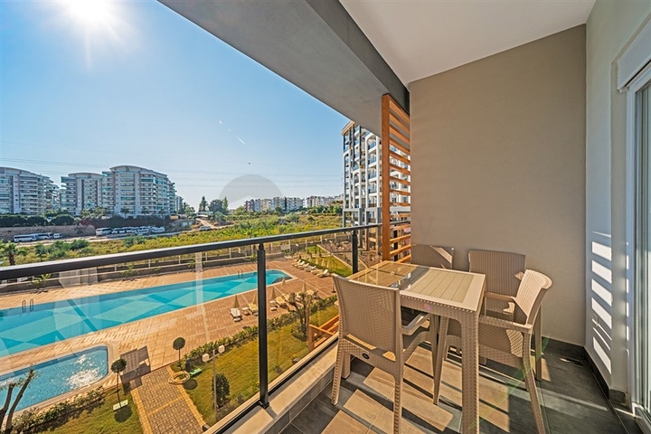 Квартира 1+1 с развитой инфраструктурой в районе Авсаллар