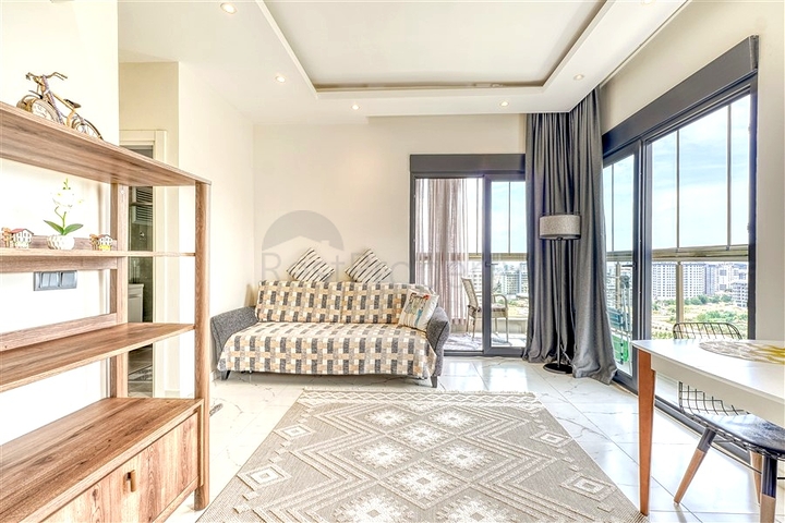 Квартира 1+1 с инфраструктурой комплекса в районе Махмутлар