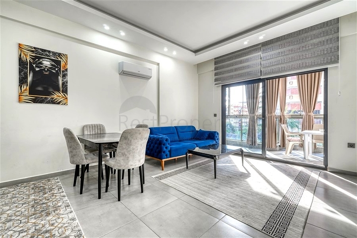 Квартира 1+1 с полной инфраструктурой комплекса в районе Махмутлар