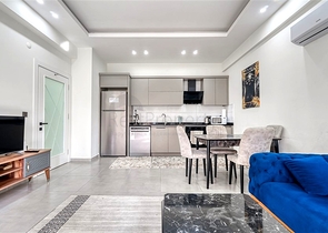 Квартира 1+1 с полной инфраструктурой комплекса в районе Махмутлар