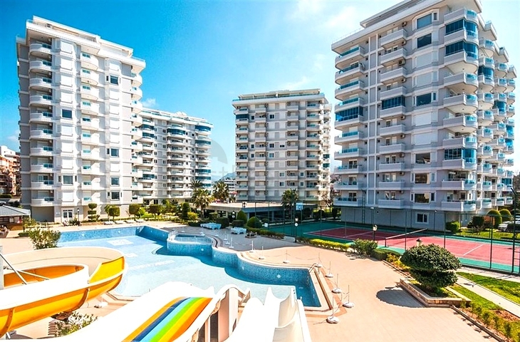 Квартира 3+1 с развитой инфраструктурой комплекса в районе Тосмур