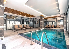 Пентхаус 2+2 с террасой и инфраструктурой комплекса в районе Клеопатра