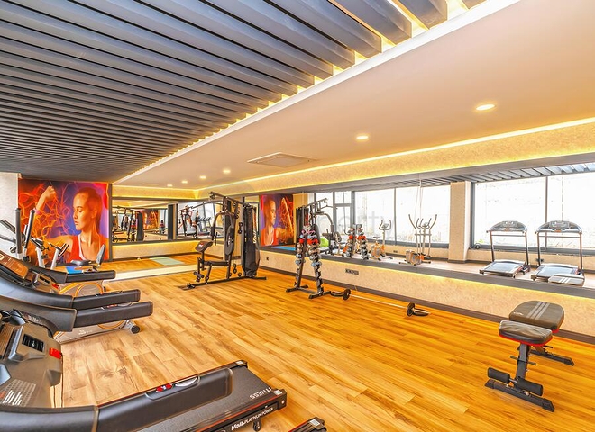 Квартира 1+1 с инфраструктурой комплекса в районе Клеопатра