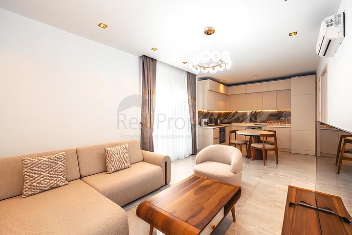 Квартира 2+1 с богатой инфраструктурой в районе Аланья Центр