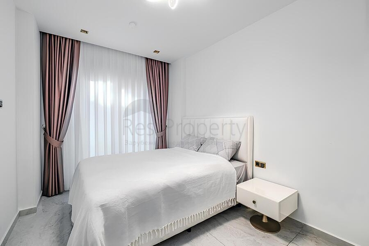 Квартира 2+1 с богатой инфраструктурой в районе Аланья Центр