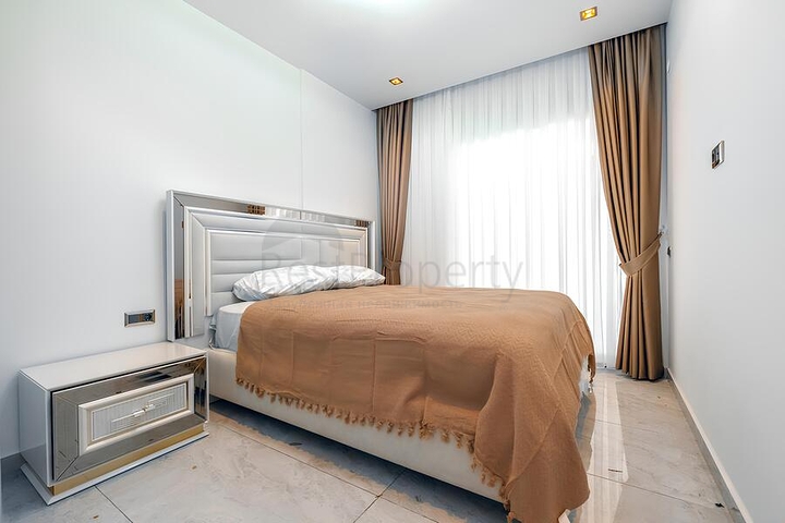 Квартира 2+1 с богатой инфраструктурой в районе Аланья Центр