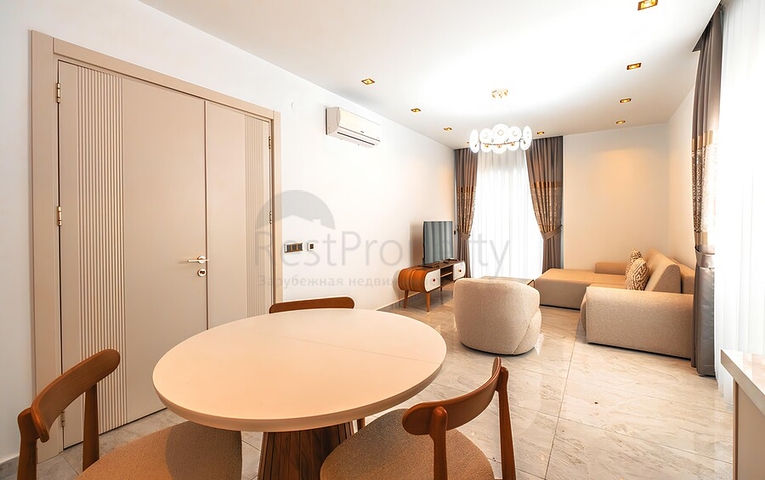 Квартира 2+1 с богатой инфраструктурой в районе Аланья Центр